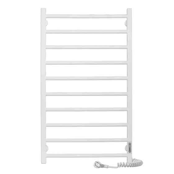 Электрический полотенцесушитель Laris Зебра Альфа ЧК10 500Х900 Э белый, правое подключение Киев