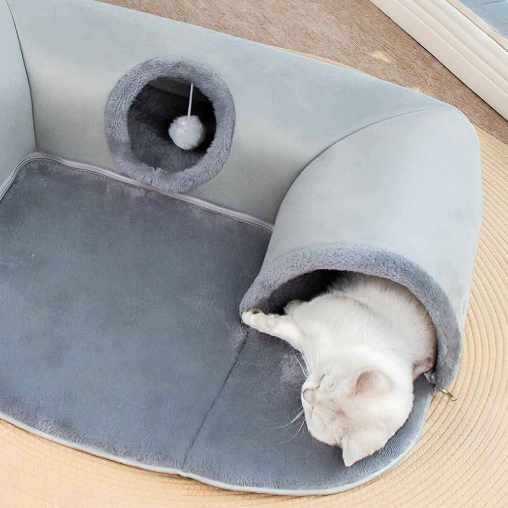 Ігровий тунельний килимок для котів,85х70см SBR Київ - фото 9