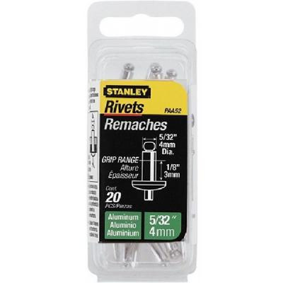 Заклепки Stanley алюминиевые d4х3 мм, 20 шт. (1-PAA52T) Вінниця - фото 2