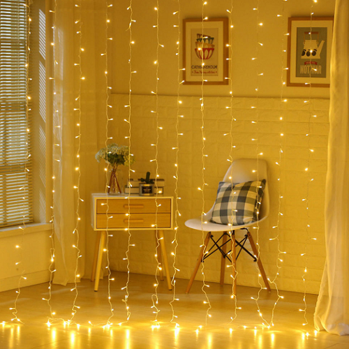 Світлодіодна гірлянда завіса (штора) 240 Led 3*2м теплий колір USB CW-GW-240L32U ColorWay Житомир - фото 3