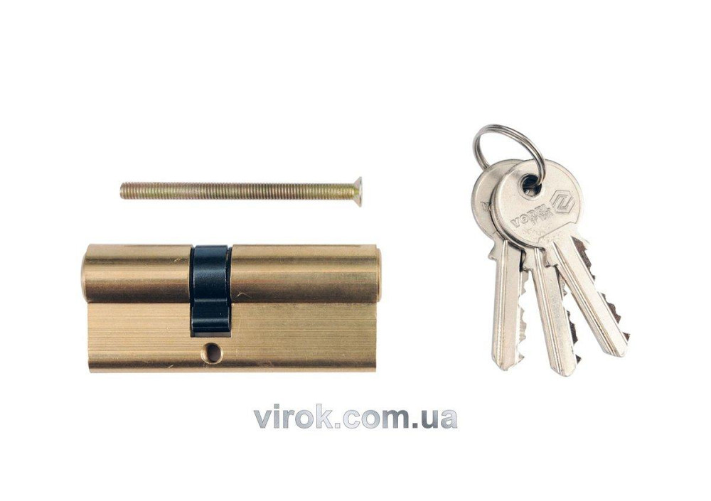 Серцевина замка VOREL асиметрична, l=72мм, 31/41мм 3 ключі [12/72] Одесса - изображение 1