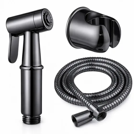 Сместитель гигиенический душ AND YLN8407H-3 черный Коломыя