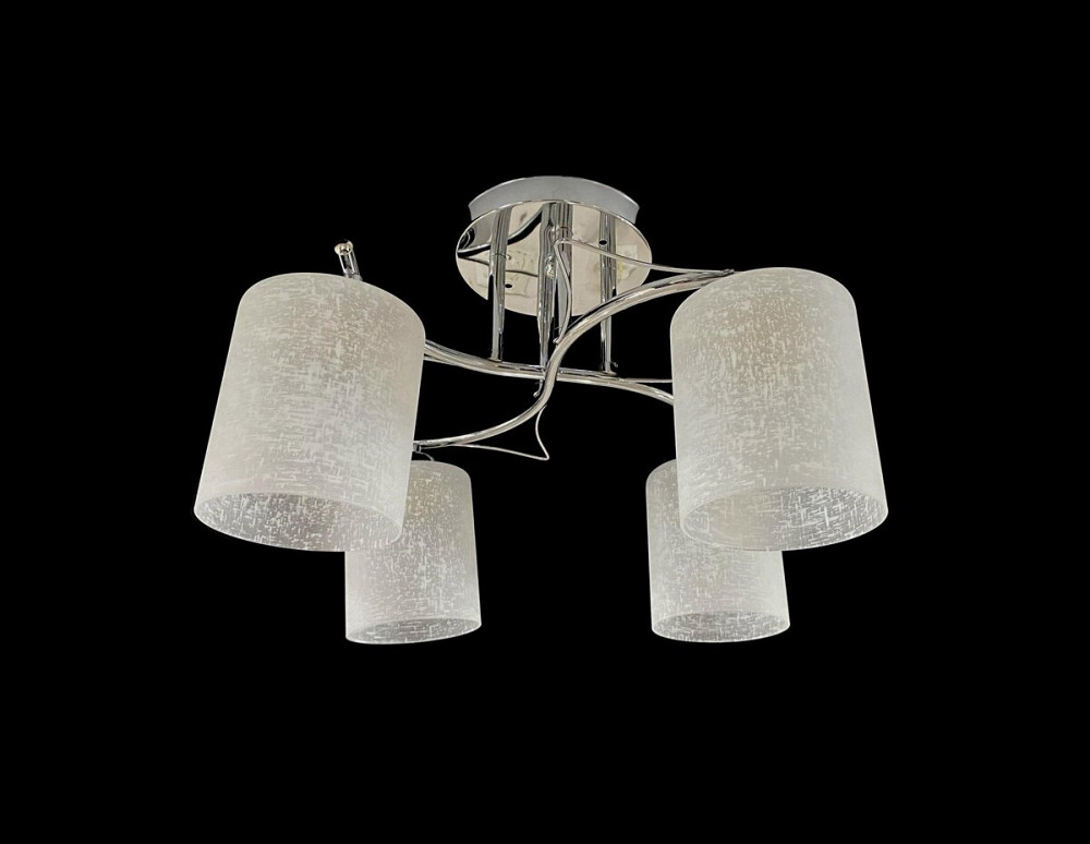 VALESO Стельова Люстра на 4 плафони VALESO 6921B/4 (Хром) Київ - фото 1