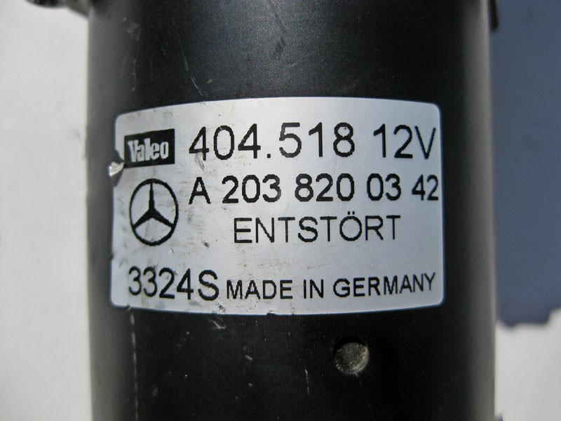 Mercedes-Benz  A2038200342 Моторчик склоочисника C-Class W203 CLC C203 CLK C209 Одесса - изображение 3