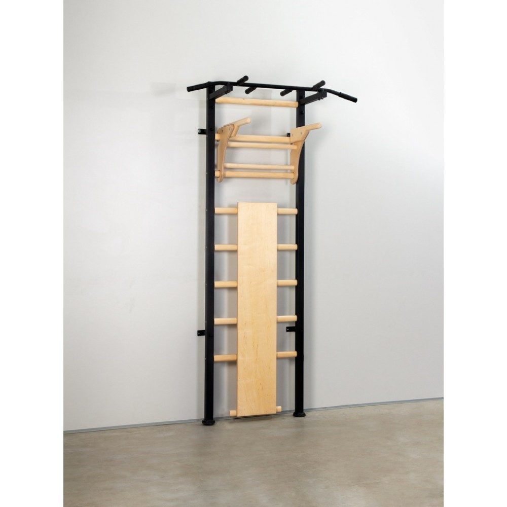 Шведская стенка с доской ЛФК Power Wood для детей и взрослых металлическая с деревянными перекладинами Каменское - изображение 6