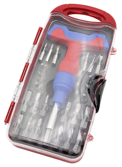 Набор инструментов отвёртка + биты / JIANXIANG 127 с 21 насадкой Днепр - изображение 2