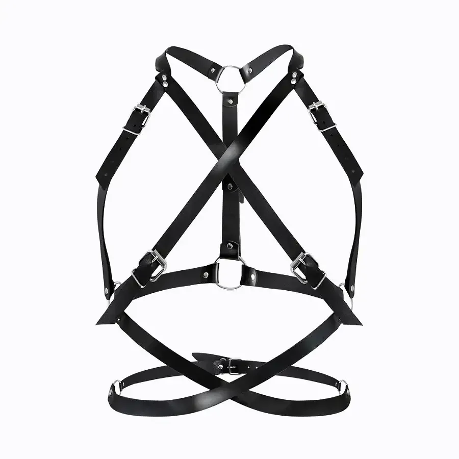 Портупея жіноча Art of Sex - Agnessa Leather harness, Чорний XS-M Львов - изображение 1