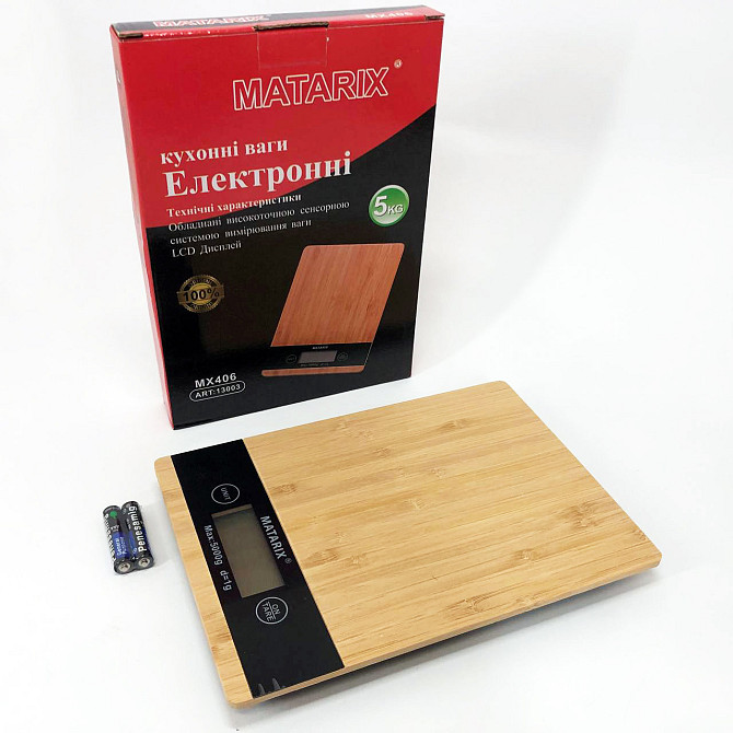 Электронные весы для продуктов MATARIX MX-406 5кг Wood, Весы пищевые, Точные ZO-325 кухонные весы Киев - изображение 9