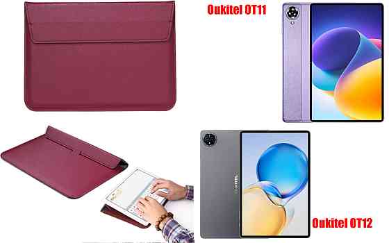 Чохол-конверт VitoCase для Oukitel OT11, OT12, з функцією підставки для планшета Бордовий Київ