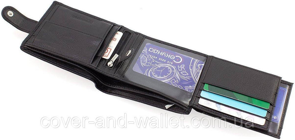 Мужской кожаный портмоне с отделом для документов ST Leather Киев - изображение 7