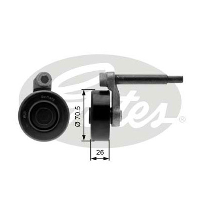 Ролик натягувача ременя Gates T39000 Вінниця - фото 1