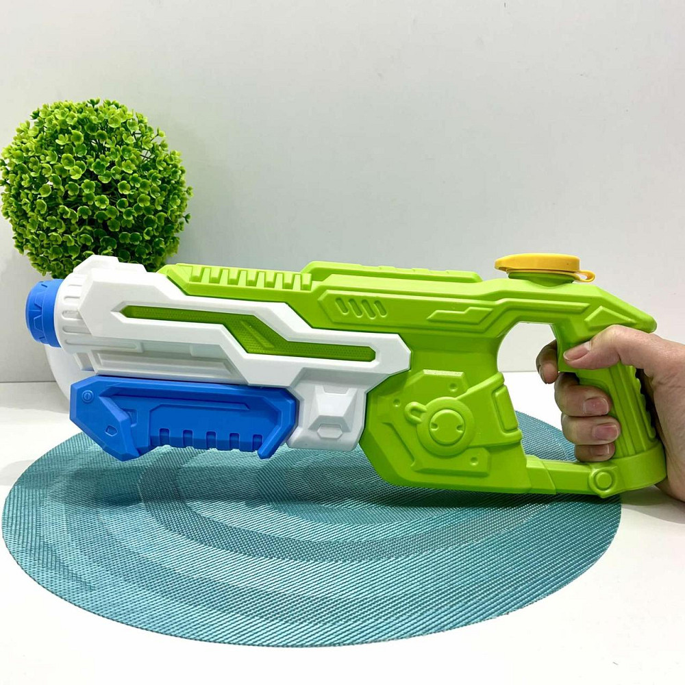 Бластер водний з помпою 35 см Білий із салатовим (MR 0505) Чернигов - изображение 7