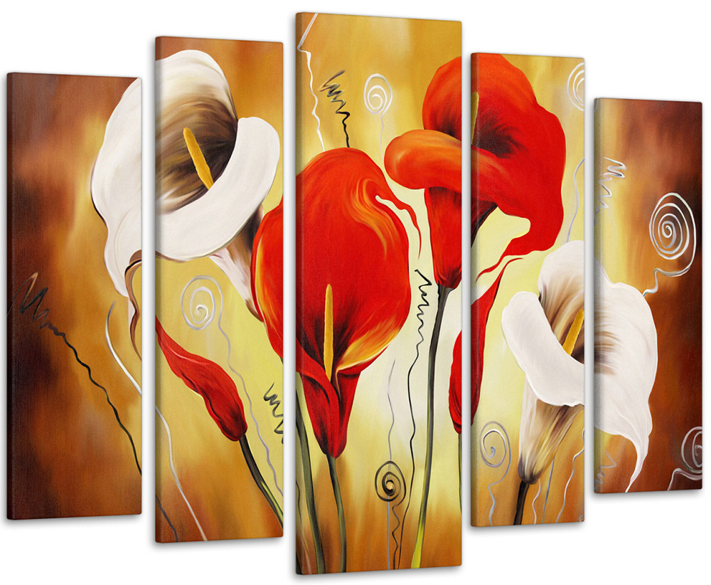 Модульна картина Абстракція Лілія Art-143_5 Київ - фото 1
