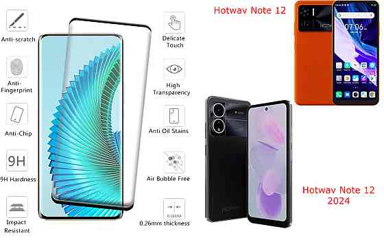 Захисне скло HyperGlass Pro для Hotwav Note 12, Note 12 2024 – максимальна чутливість та захист Київ