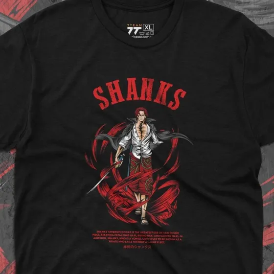 Футболка мужская с принтом Ван Пис Redhead Shanks Размер 48 Anime0264 Днепр