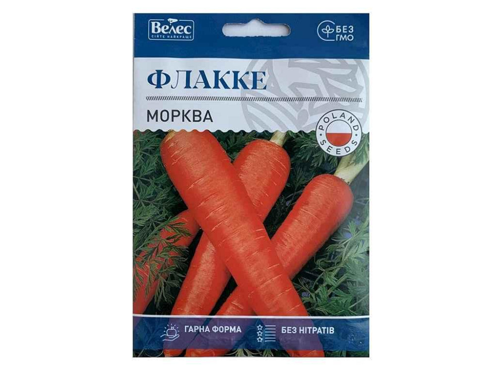 Морква Флаке 15 г МАКСІ (10 пачок) ТМ ВЕЛЕС Київ - фото 1