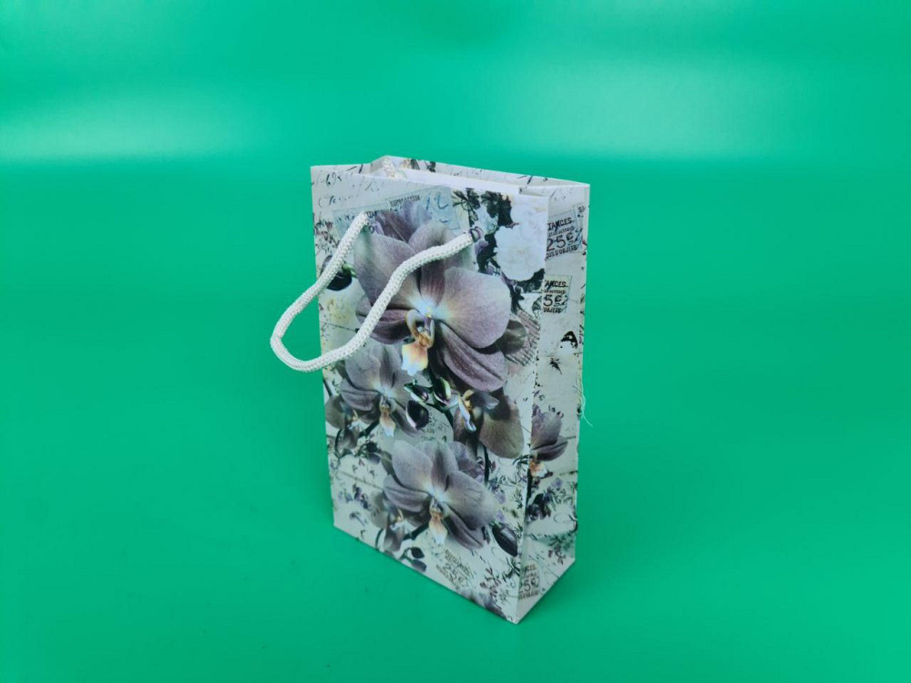 Пакет бумажный подарочный малый 11/18/5(арт М123) (12 шт) Харьков - изображение 1