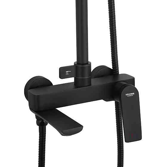 Набор 2 в 1 душевая система Kroner Graz-SCH063 + смеситель Edelstahl Kubus-SCH010 Киев