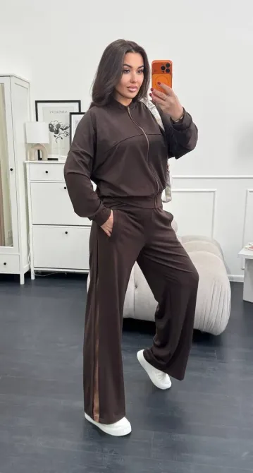 Жіночий спортивний костюм з лампасами — стильний повсякденний комплект Одеса - фото 17