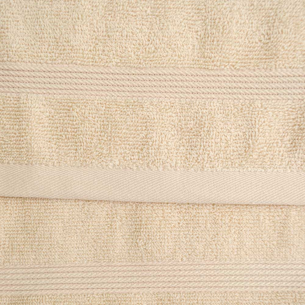 Махровое полотенце для ног с полосками GM Textile 50х70см 450г/м2 (Бежевый) Сумы - изображение 3