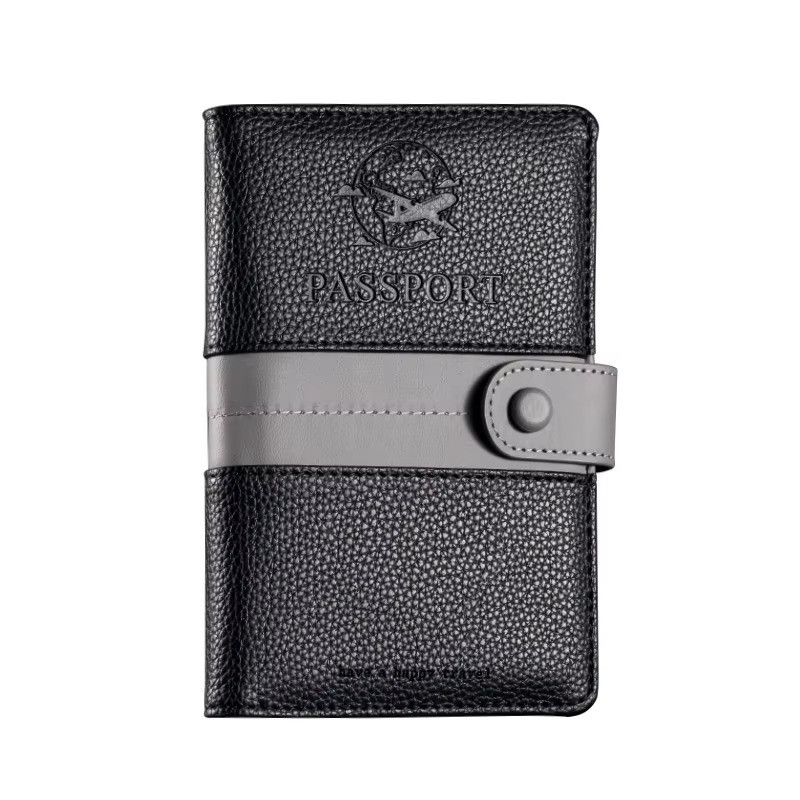 Обложка для паспорта, холдер дорожный для паспорта,удостоверения,банковских карт, билетов и документов,чёрный Каменец-Подольский - изображение 2