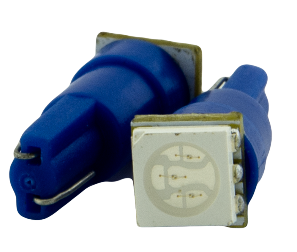 Світлодіодна лампа AllLight T5 1 SMD 5050 (W1,2W) W2x4,6d панель приладів, кнопка BLUE 12V Харків - фото 1