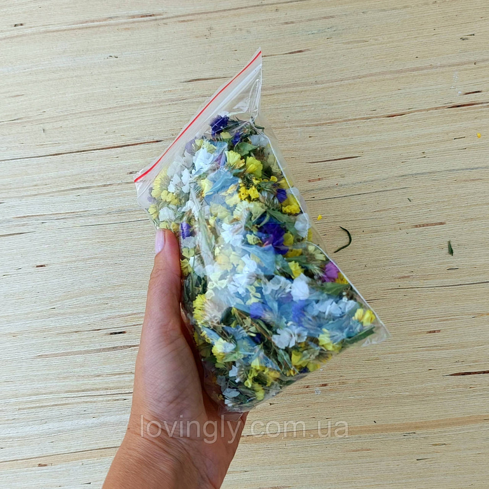 Сухоцвет статицы для декора микс цветов 30 г. Ирпень - изображение 2