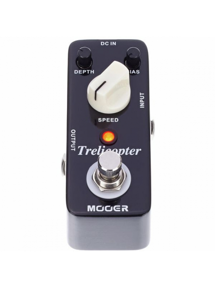 Гітарна педаль Mooer Trelicopter MTR1, аналогове Tremolo, True Bypass, регулювання Depth, Rate та Bias, металевий корпус Київ - фото 6
