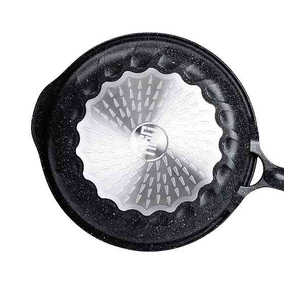 Сковорода 2,8 л с мраморным покрытием Ø 28 см черная Киев
