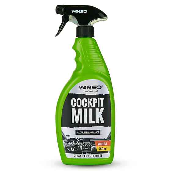 Полироль-молочко для приборной панели Winso Professional Cockpit milk Vanilla, 750мл Львов