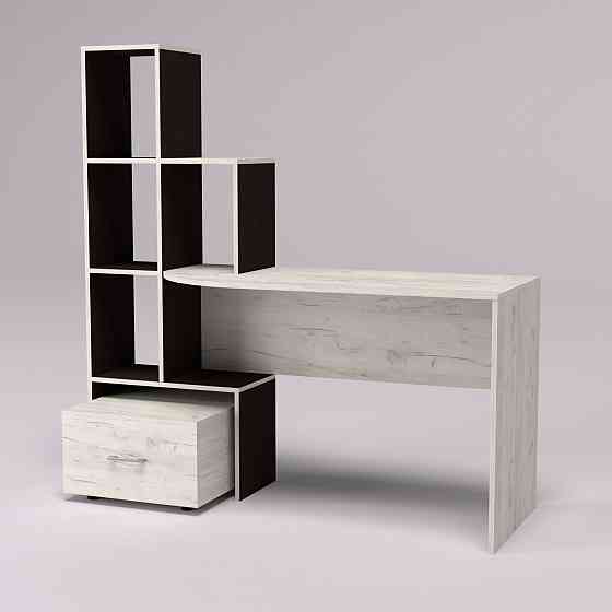 Стіл письмовий СП-1 №2, Дуб Крафт Білий/Венге Магія, 1500/550/1500Дуб Львів