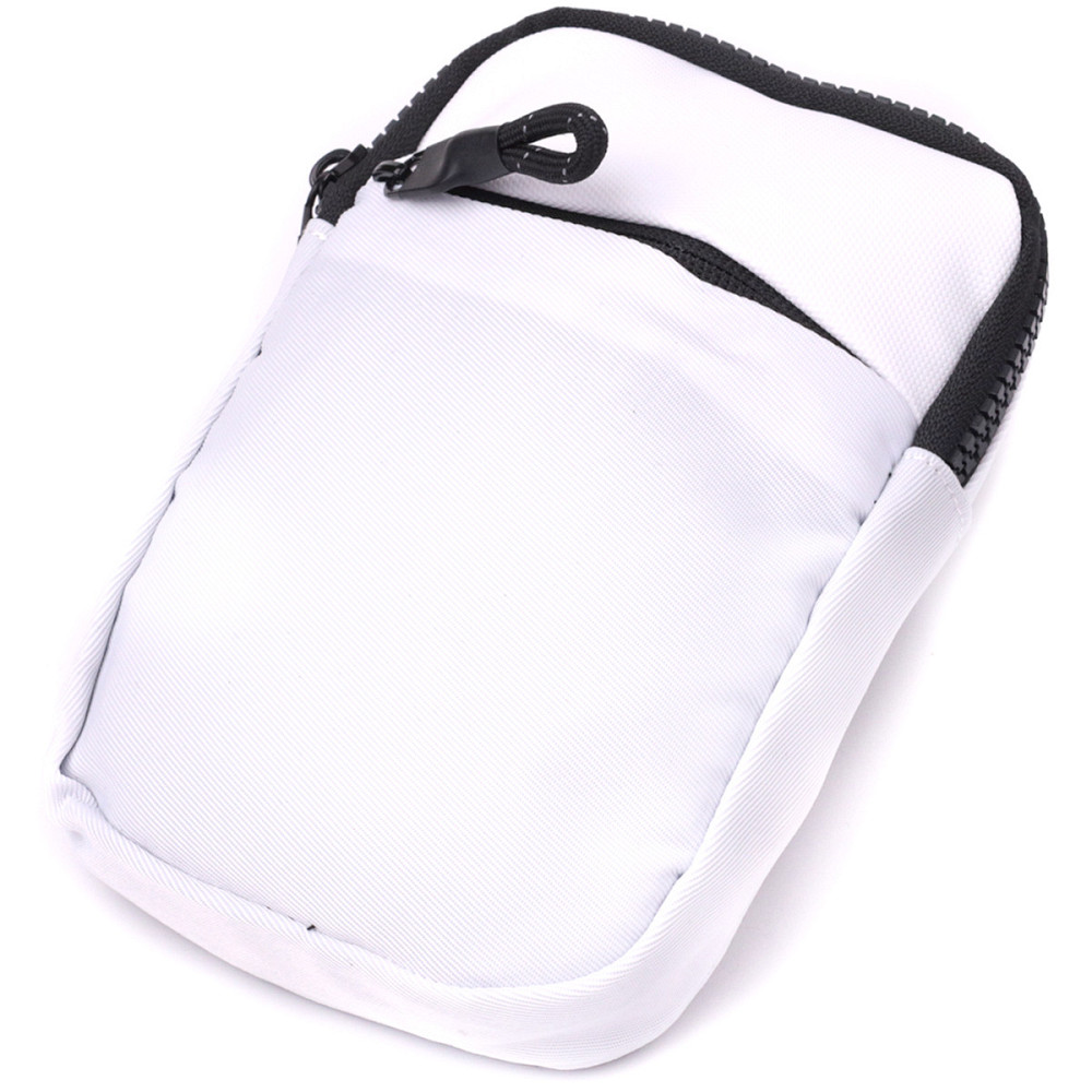 Стильна слінг сумка для подорожей із якісного текстилю Vintage 22867 Білий Київ - фото 1