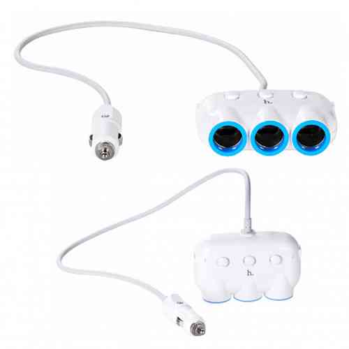 Авто разветвитель 3 прикуривателя + 2USB (3.1 A) Одесса