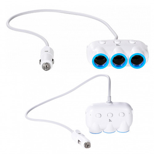 Авто разветвитель 3 прикуривателя + 2USB (3.1 A) Одесса - изображение 3