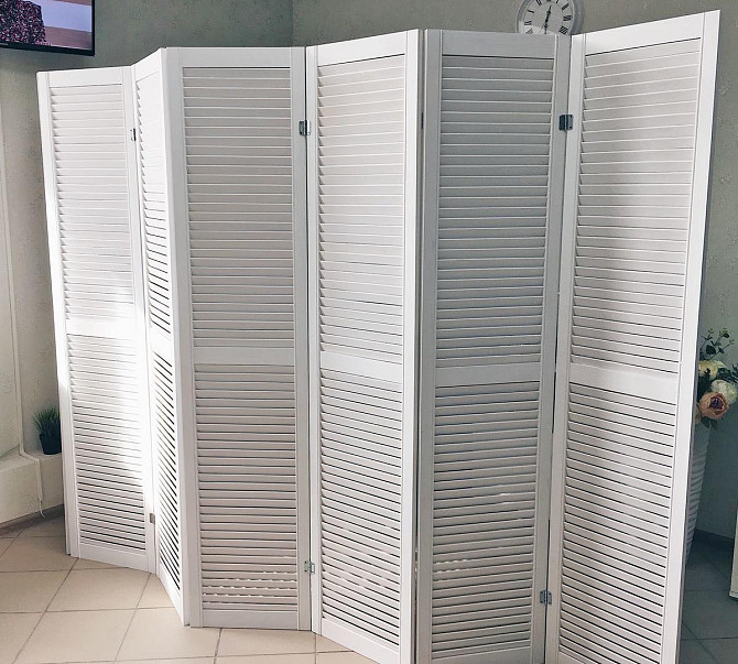 Дерев'яна ширма "Шенді 190х40х6" зефір Миколаїв - фото 2