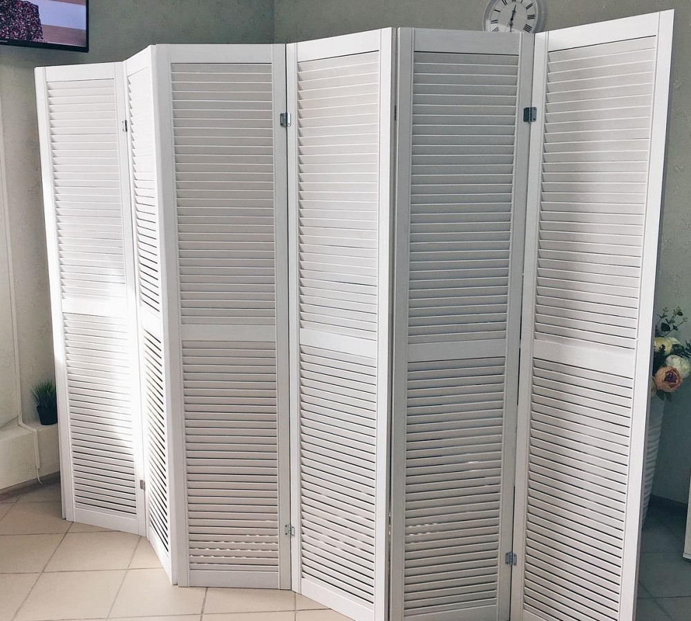 Дерев'яна ширма "Шенді 190х40х6" зефір Миколаїв - фото 2