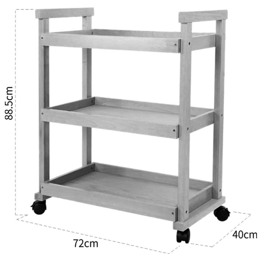 Этажерка для ванной на колёсиках 
