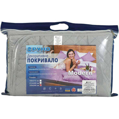 Покривало Руно White Grey 150x212 см (360.52У_White Grey) Вінниця - фото 7