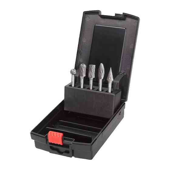 Набір твердосплавних борфрез TC 6 X 12.7MM 5 предметів MILWAUKEE 4932493576, пластиковий кейс Одеса