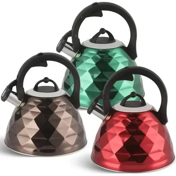 Чайник Свистящий 3.0 Літр. для всіх видів плит, три кольори, індукційне дно, нержавіюча сталь Одеса - фото 2