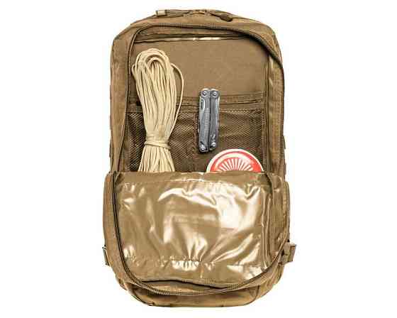 Тактичний рюкзак койот 36 літрів поліестер з molle і водозахистом для військових та походів Львів