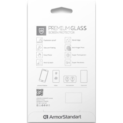 Скло захисне Armorstandart Pro Motorola Moto G8 Plus Black (ARM57779) Вінниця - фото 2