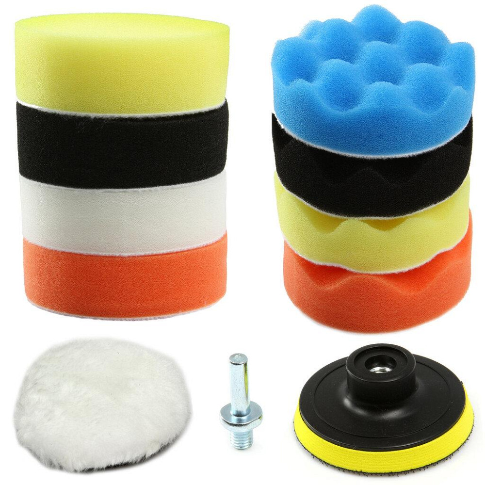 Набір губок для полірування автомобіля 11 шт. 80 мм різної жорсткості Mar-Pol (M07916) Нововолинськ - фото 1