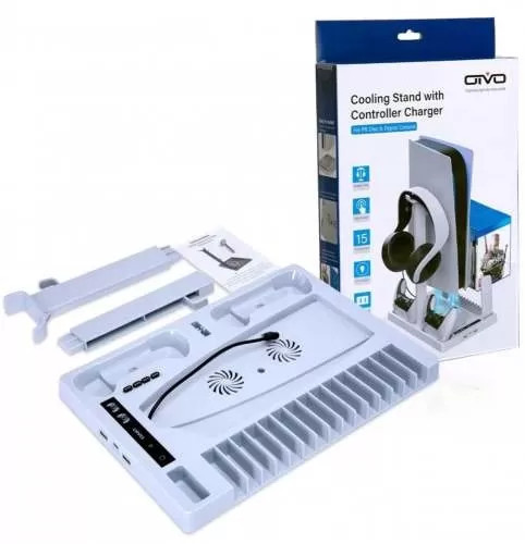 Подставка PS5 Fat / Slim с охлаждением зарядка для геймпада OIVO IV-P5246XW Киев - изображение 4