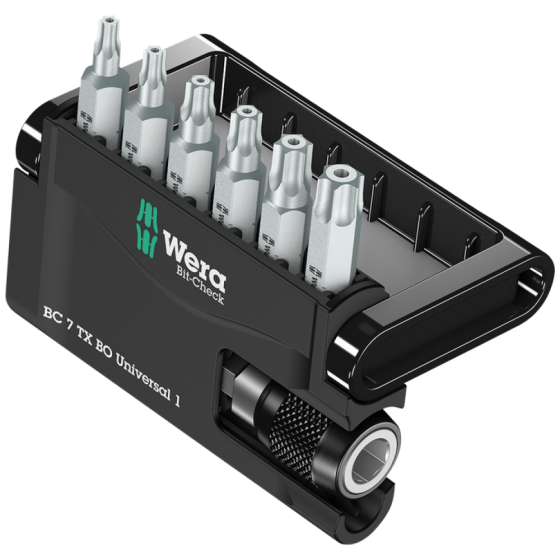 Набор бит Torx с отверстием 7ед. Wera Bit-Check 7 TX BO 05056158001 Одесса