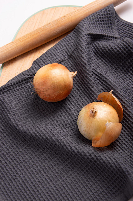 Вафельное полотенце Ideal Textile 40х60 см 240 г/м2 (56860817) Графитовый Черновцы - изображение 8