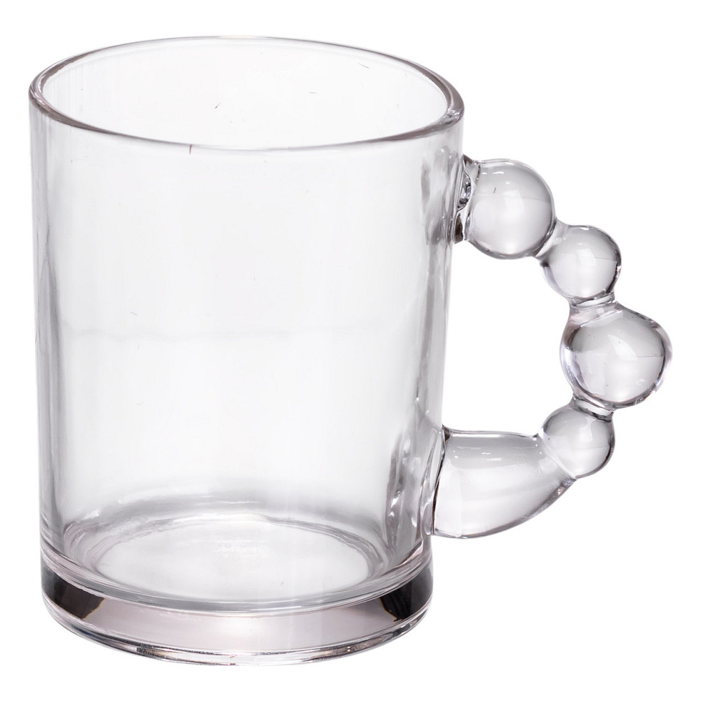 Yiwu Набір чашок 6 шт для чаю та кави по 350 (мл) кружки скляні Прозорі HP-19-ZD-1 Коломия - фото 2