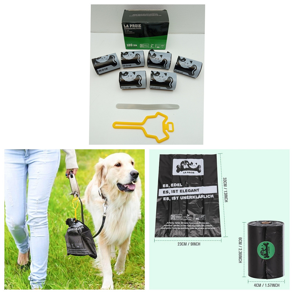 Органічні пакети для собачих відходів SPK-LJD 120шт Луцьк - фото 1