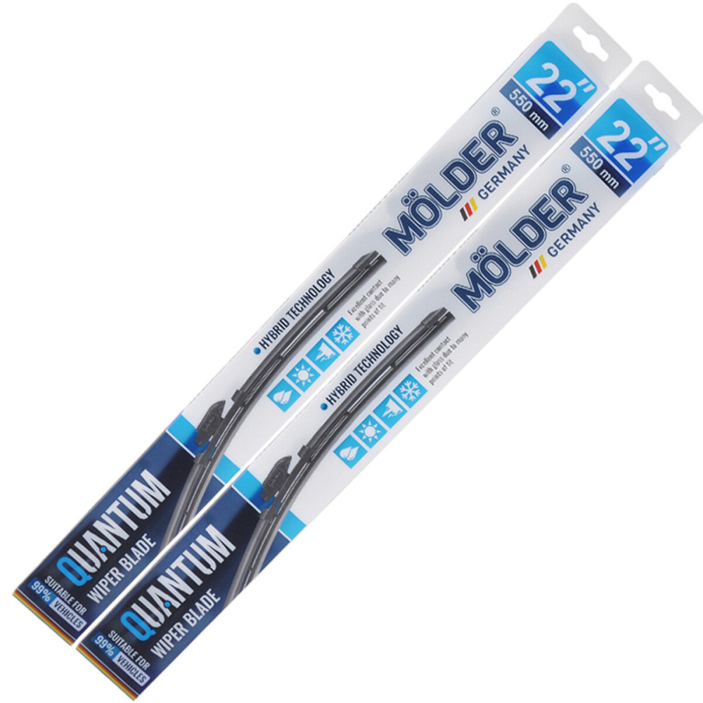 Комплект щіток склоочисників гібридних Molder Quantum для Mercedes C W205 2014-2021 Київ - фото 1