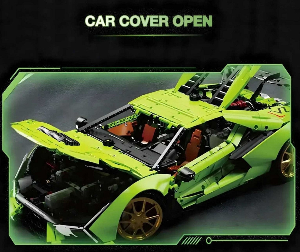 ЕКСЛЮЗИВ‼️Конструктор Technic Lamborghini SVJ 1:6 — 6626 деталей. Київ - фото 3